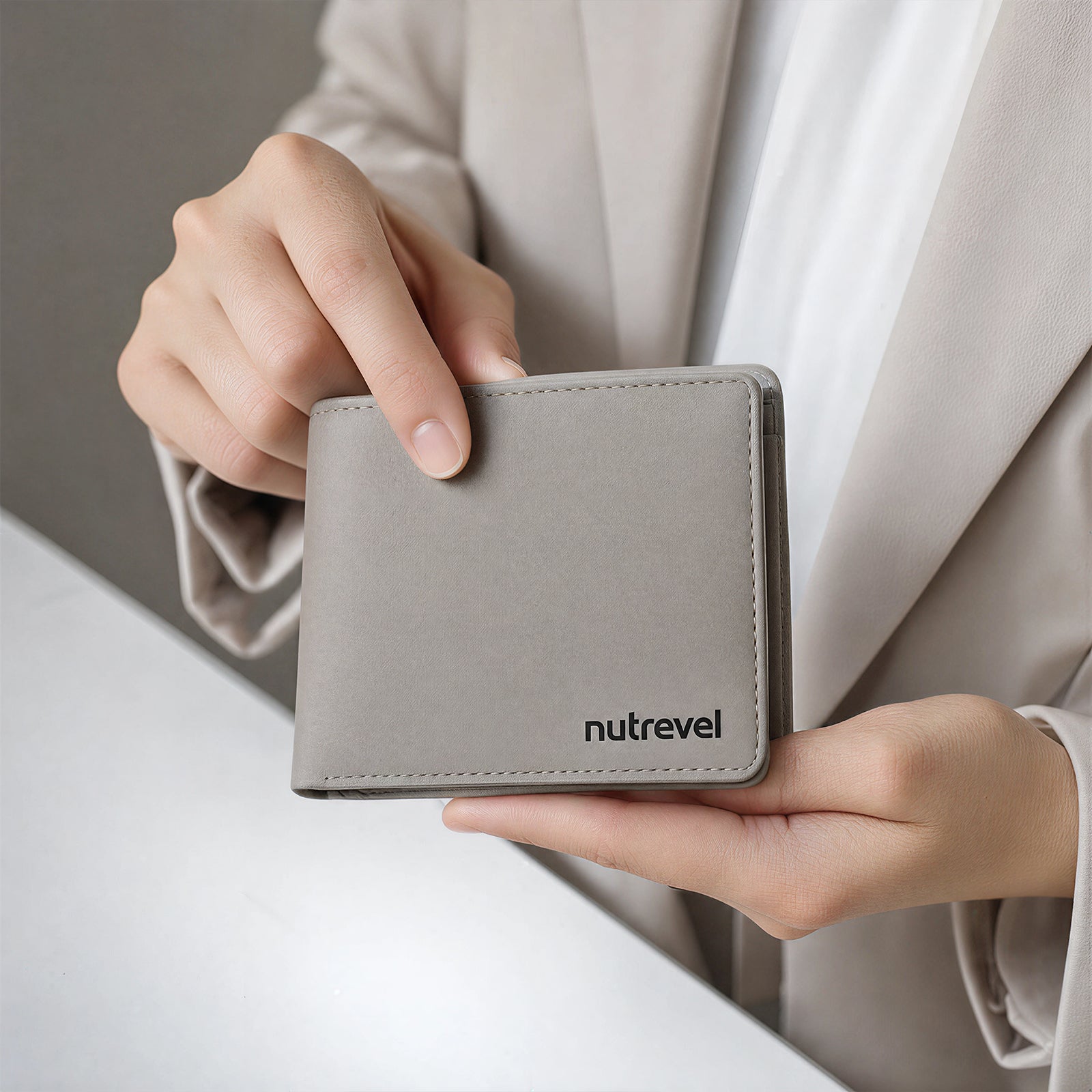 NATRAVEL Slim Leather Walle