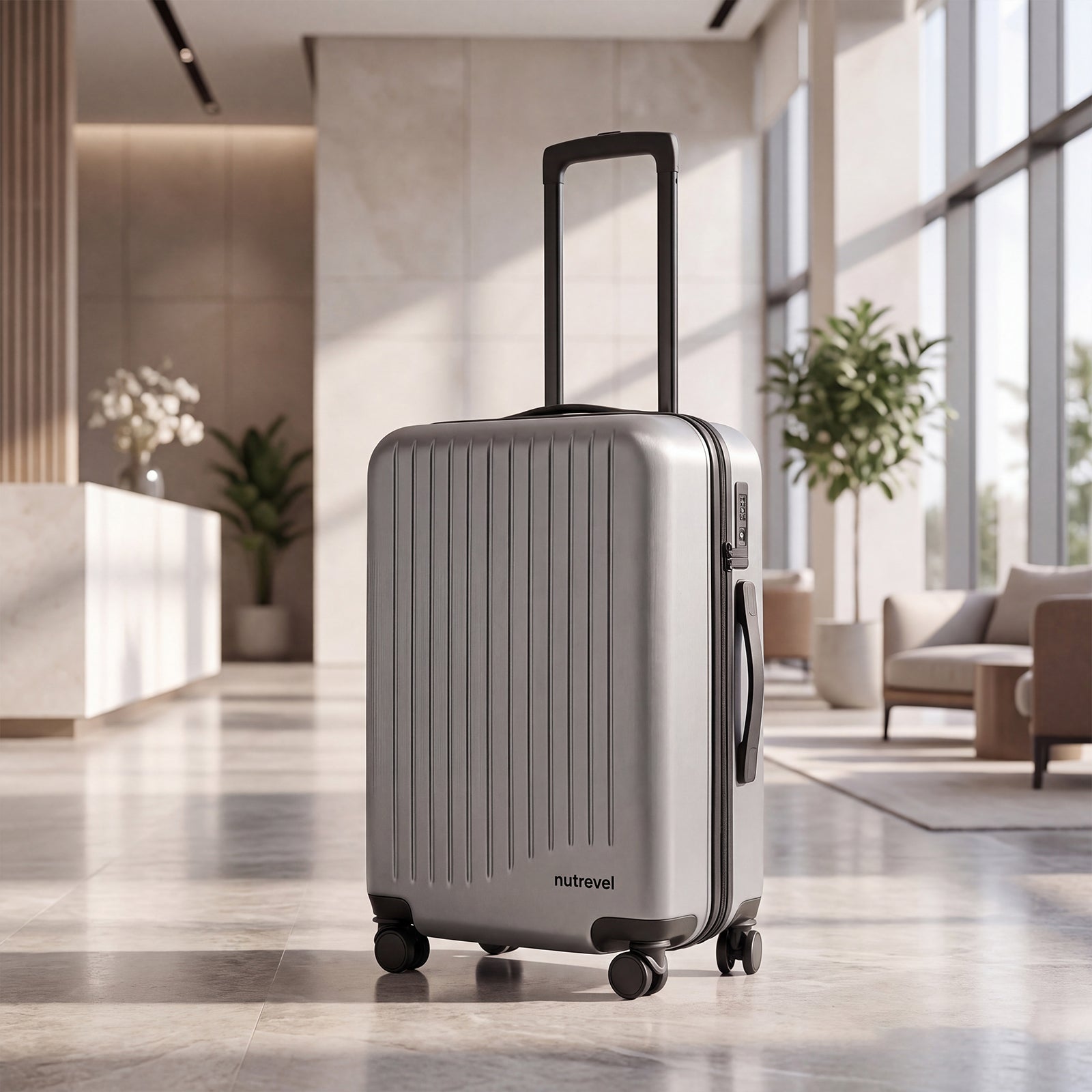 NUTRAVEL Durable Hardshell Suitcase